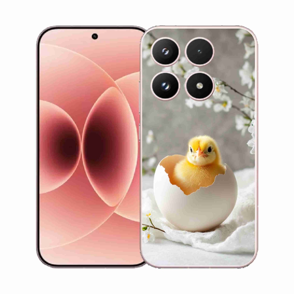 Gelový kryt mmCase na Xiaomi 17 - kuřátko