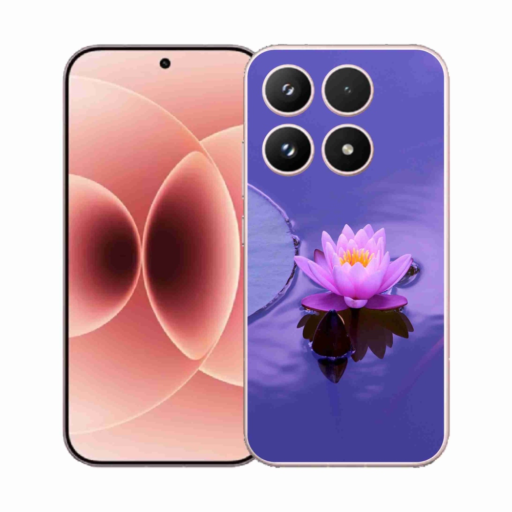 Gelový kryt mmCase na Xiaomi 17 - květ na hladině