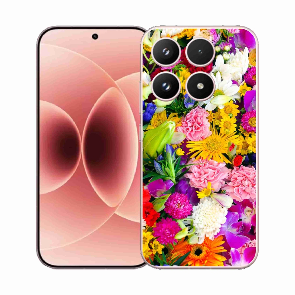 Gelový kryt mmCase na Xiaomi 17 - květiny 12