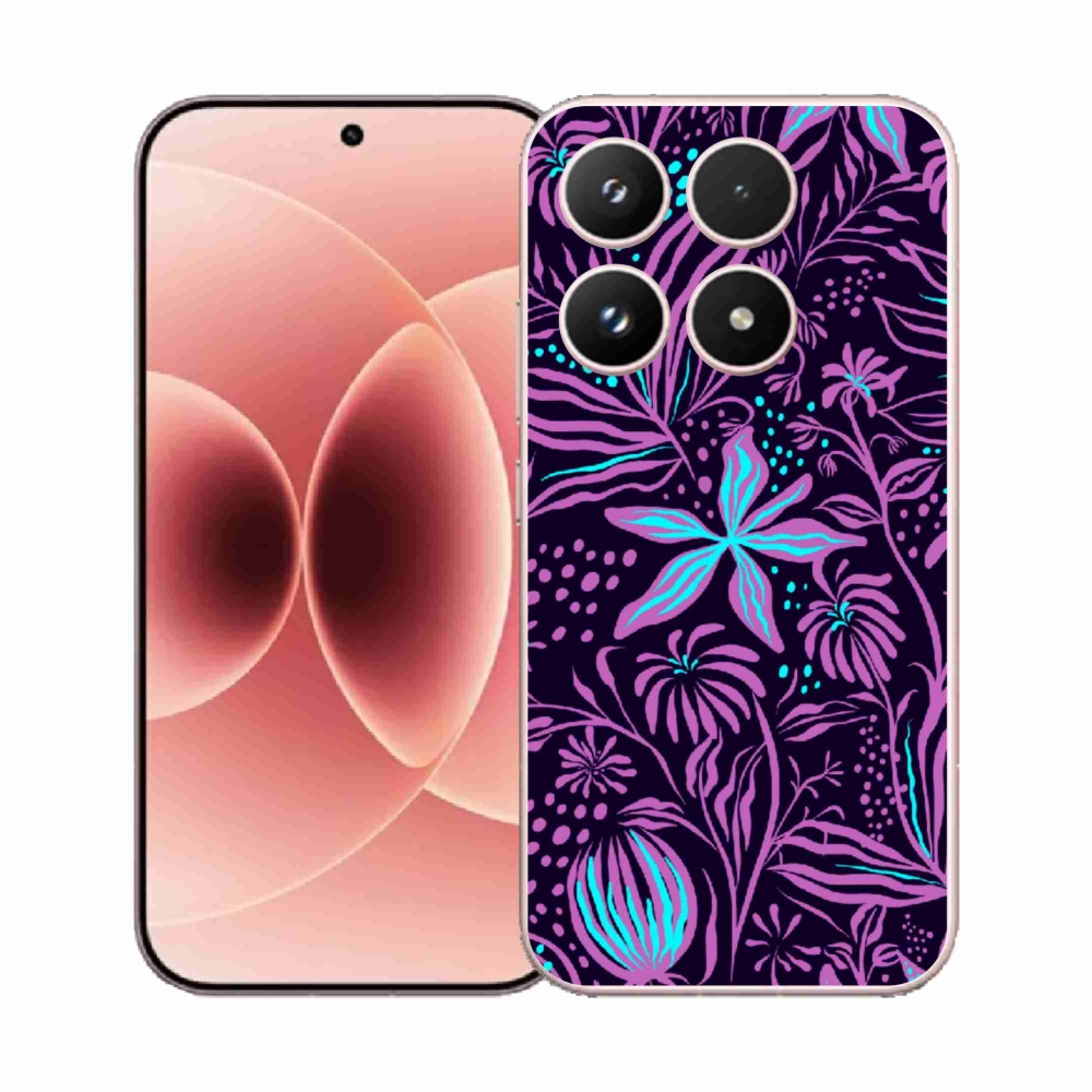 Gelový kryt mmCase na Xiaomi 17 - květiny 2