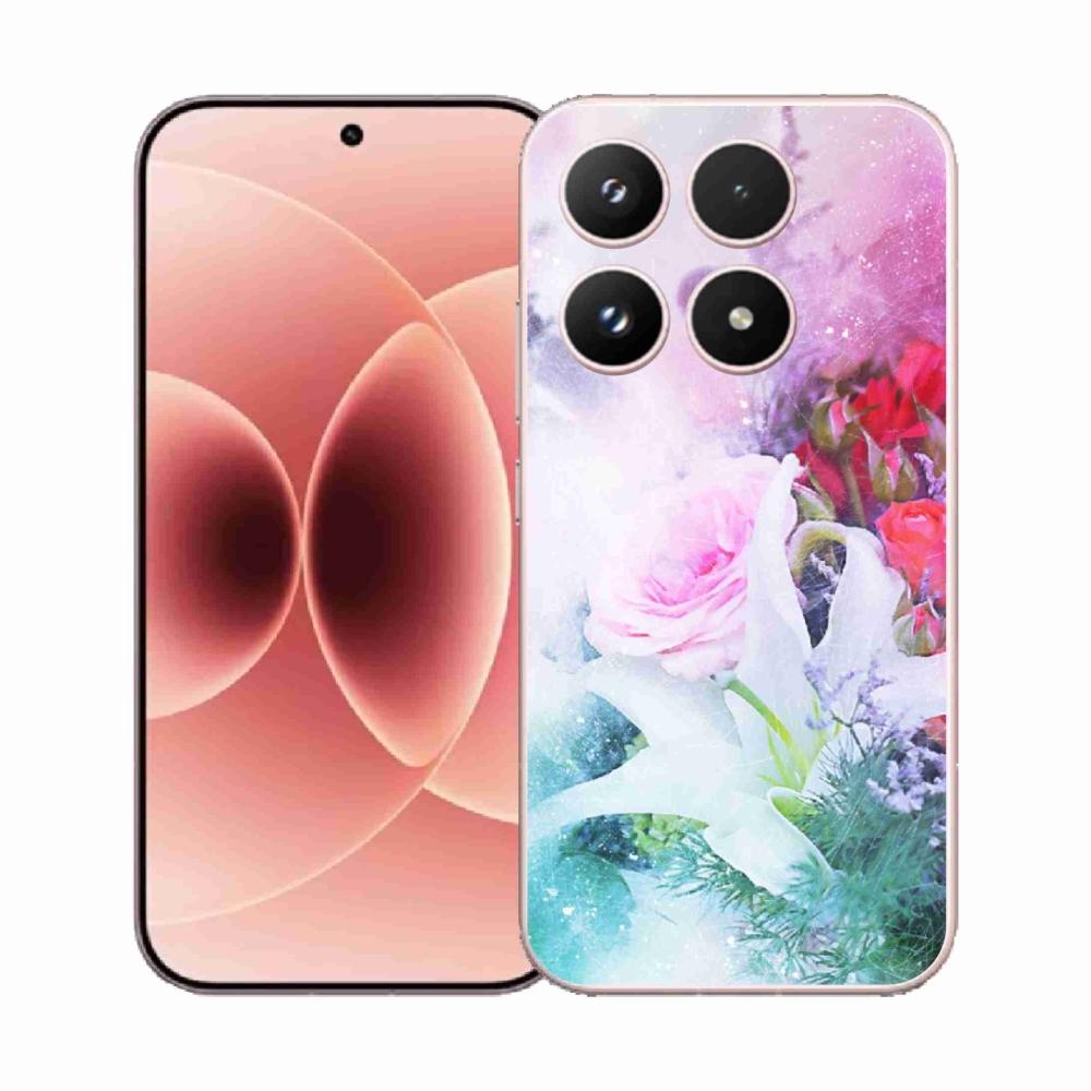 Gelový kryt mmCase na Xiaomi 17 - květiny 4