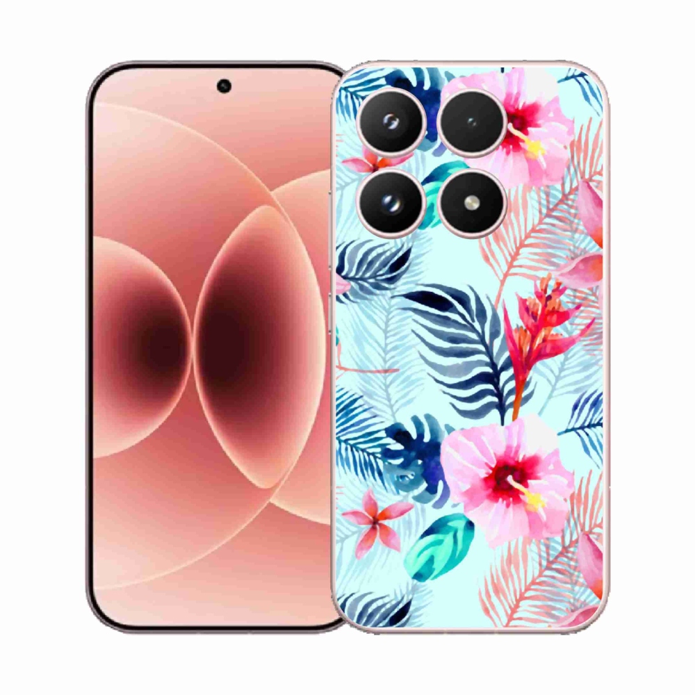 Gelový kryt mmCase na Xiaomi 17 - květiny