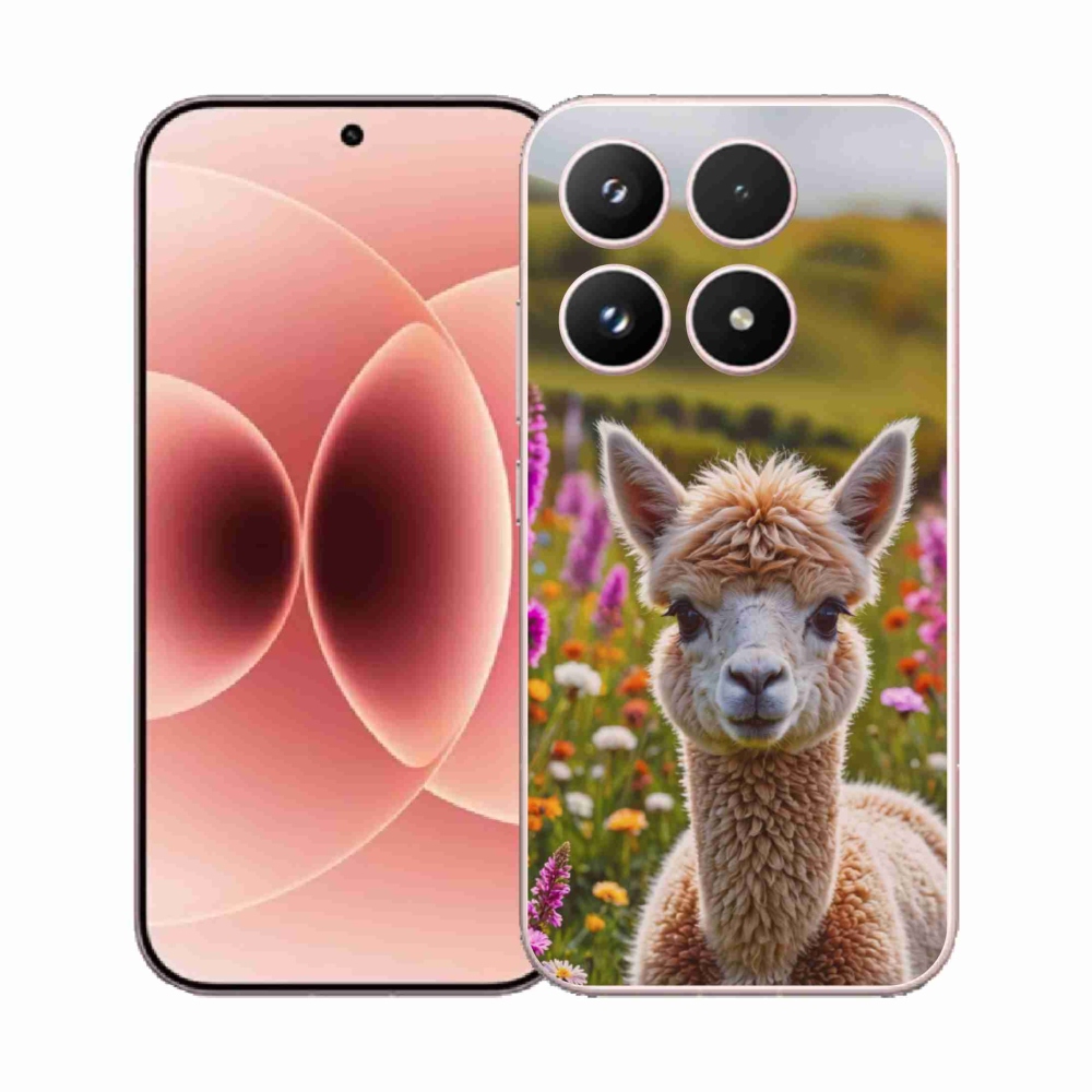 Gelový kryt mmCase na Xiaomi 17 - lama na louce