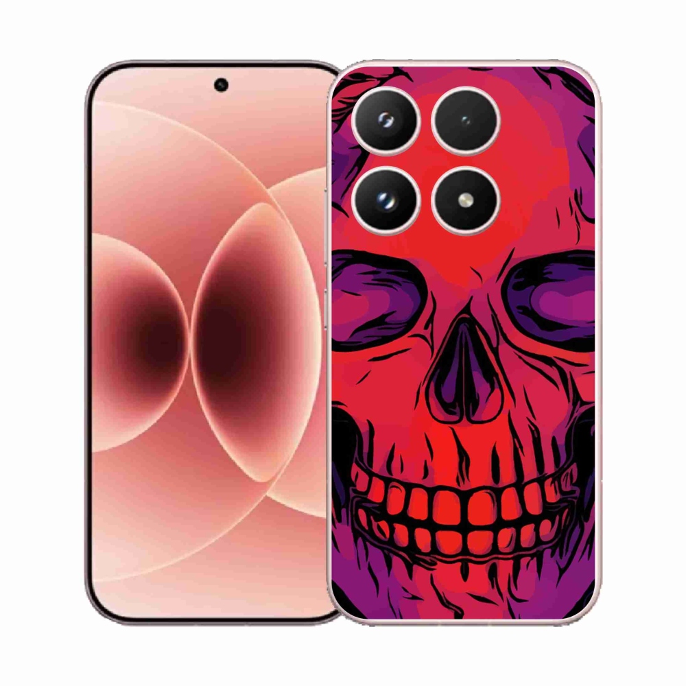 Gelový kryt mmCase na Xiaomi 17 - lebka