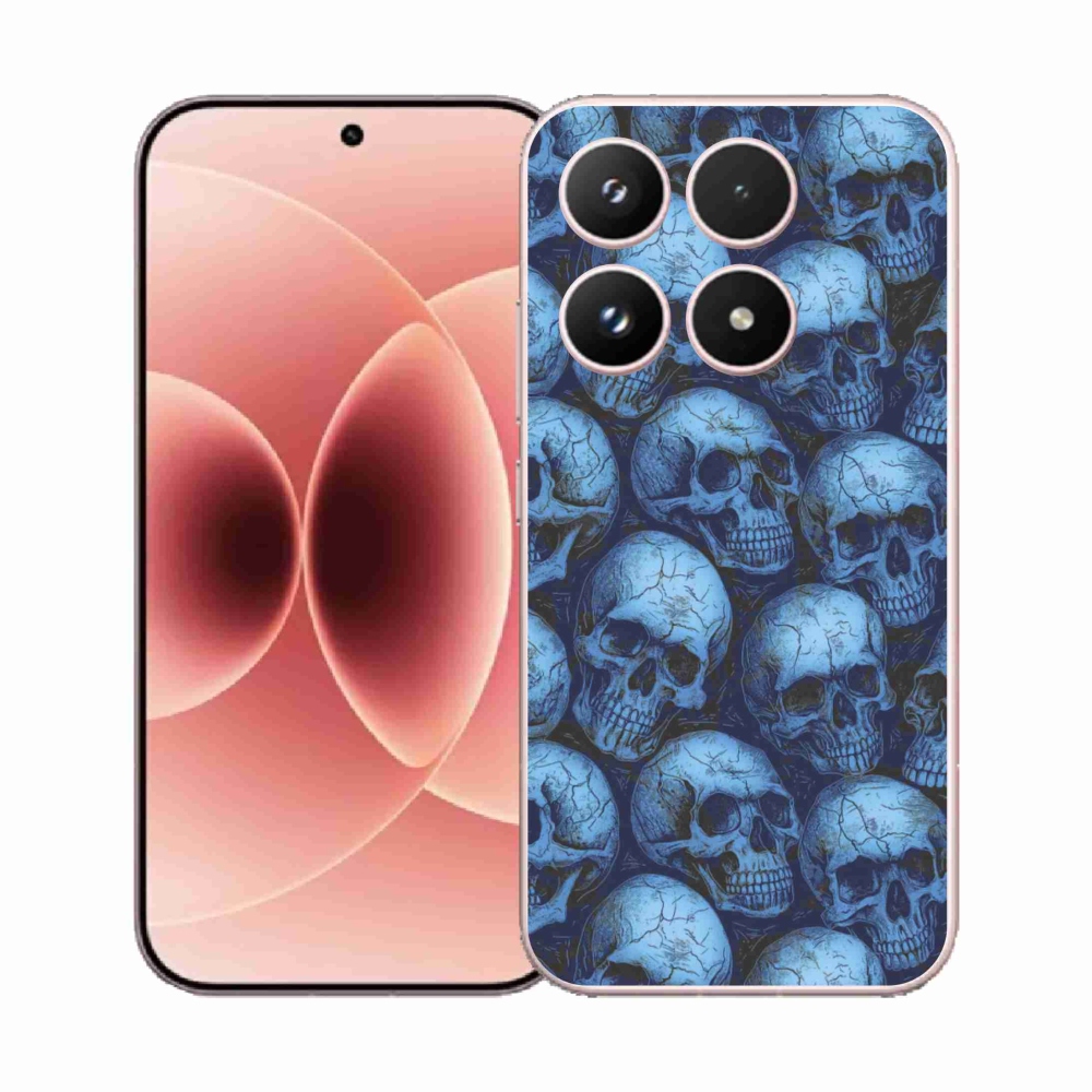 Gelový kryt mmCase na Xiaomi 17 - lebky