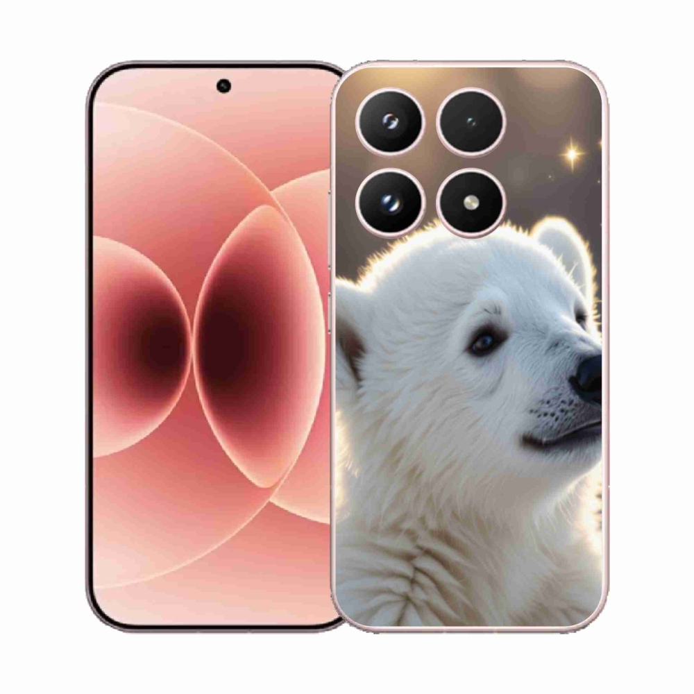 Gelový kryt mmCase na Xiaomi 17 - lední medvěd