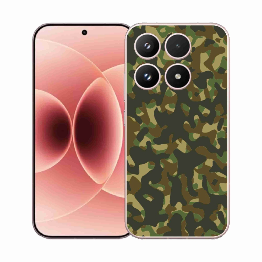 Gelový kryt mmCase na Xiaomi 17 - maskáčový vzor 1