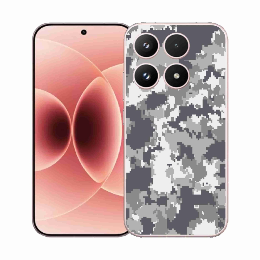 Gelový kryt mmCase na Xiaomi 17 - maskáčový vzor 2