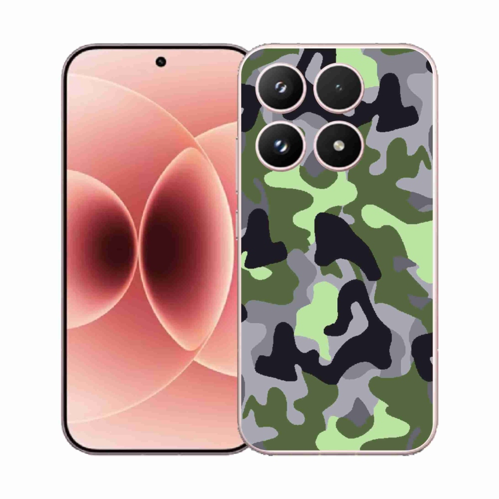 Gelový kryt mmCase na Xiaomi 17 - maskáčový vzor 7