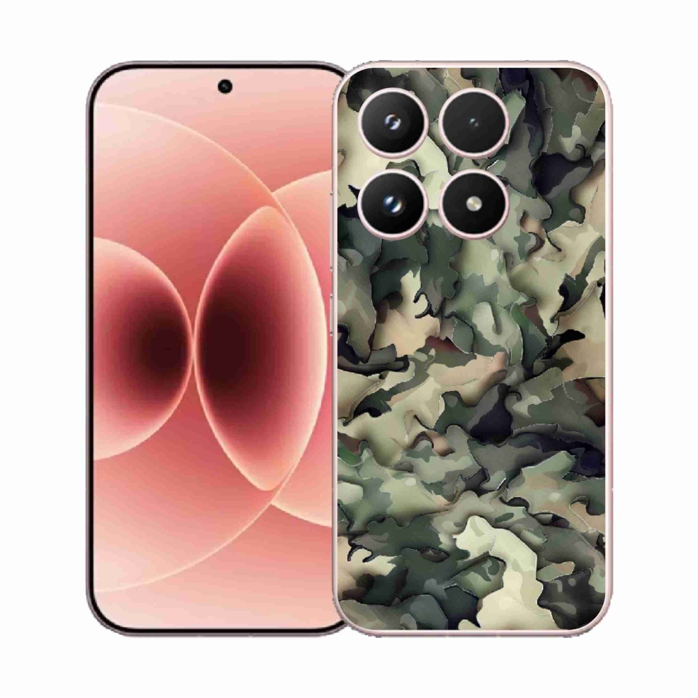 Gelový kryt mmCase na Xiaomi 17 - maskáčový vzor 9