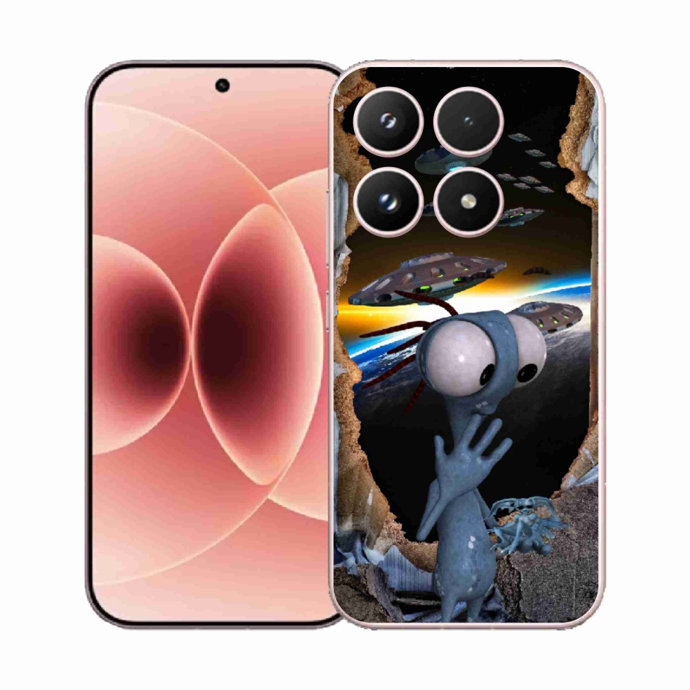 Gelový kryt mmCase na Xiaomi 17 - mimozemšťan