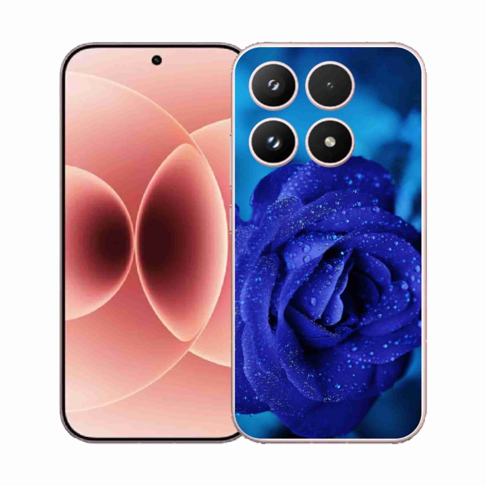 Gelový kryt mmCase na Xiaomi 17 - modrá růže