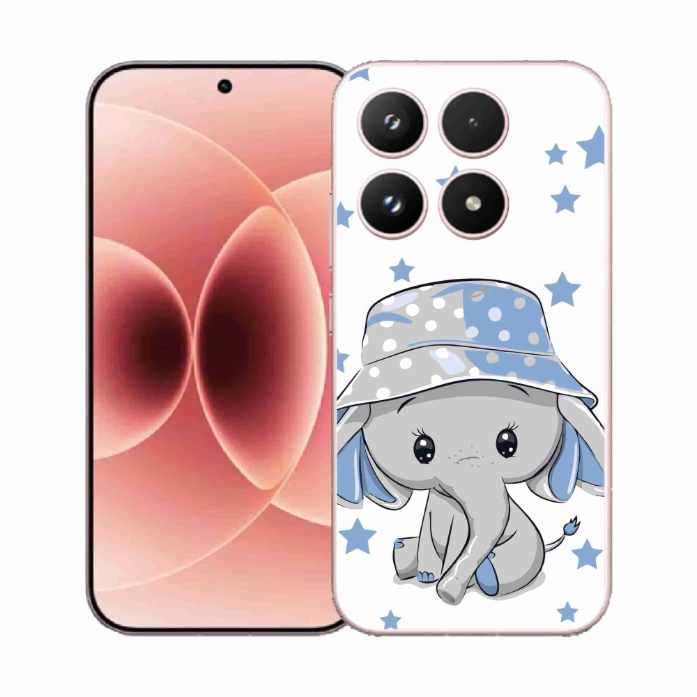 Gelový kryt mmCase na Xiaomi 17 - modrý slon