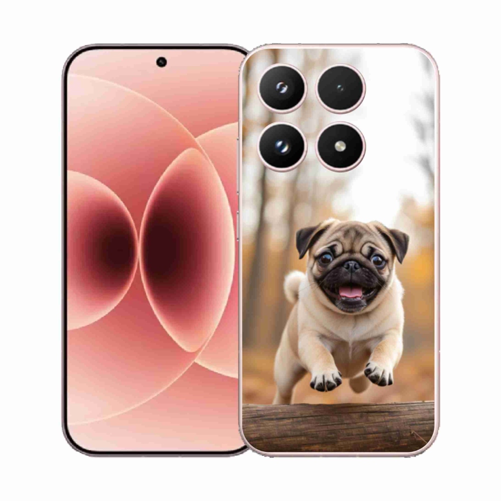 Gelový kryt mmCase na Xiaomi 17 - mops 2