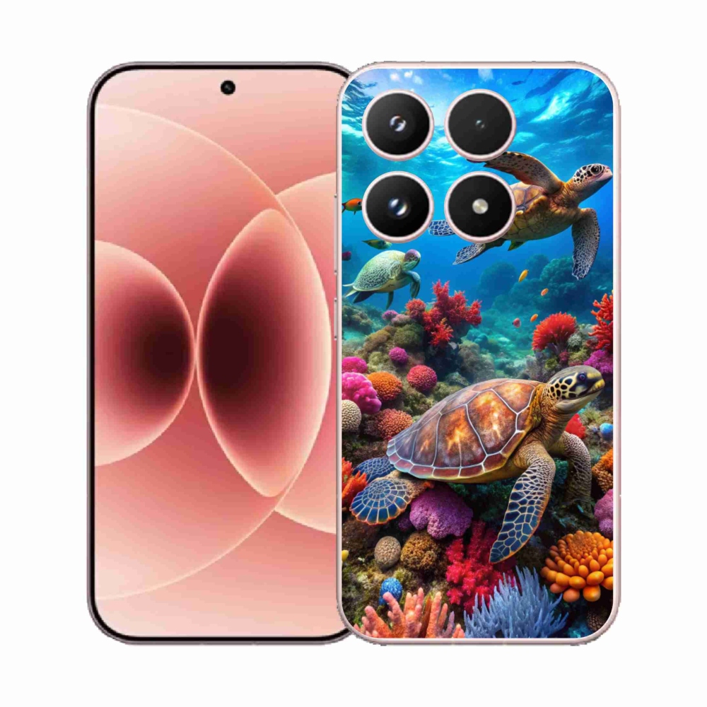 Gelový kryt mmCase na Xiaomi 17 - mořský svět 2