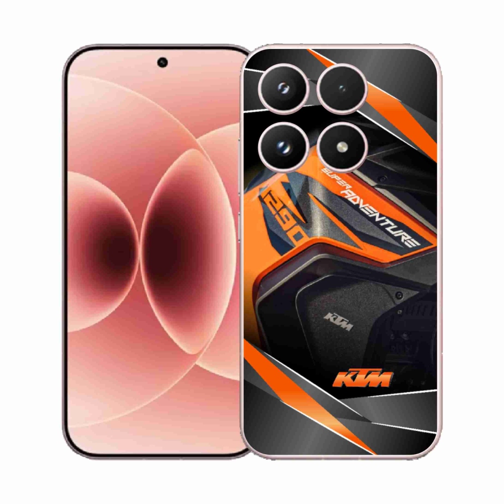 Gelový kryt mmCase na Xiaomi 17 - motorka ktm
