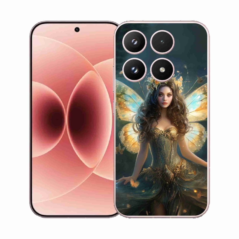 Gelový kryt mmCase na Xiaomi 17 - motýlí žena