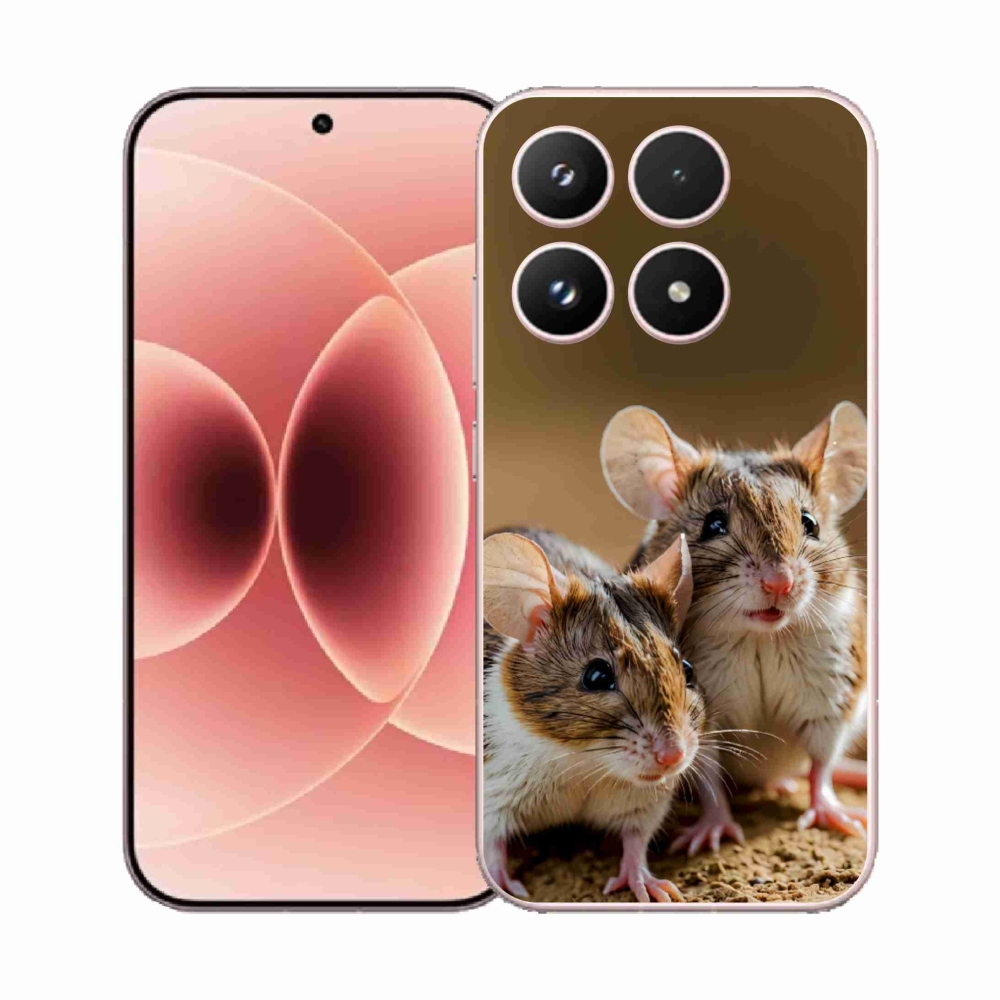 Gelový kryt mmCase na Xiaomi 17 - myší duo