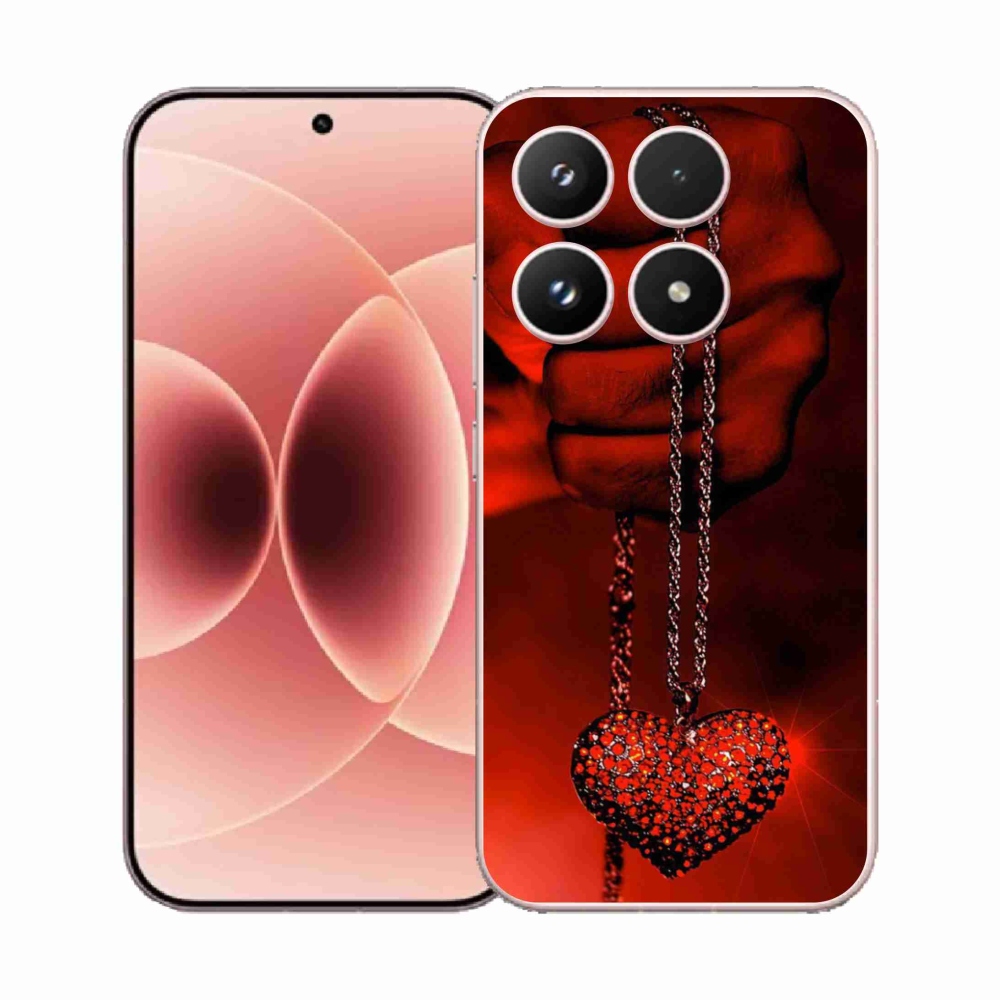 Gelový kryt mmCase na Xiaomi 17 - náhrdelník