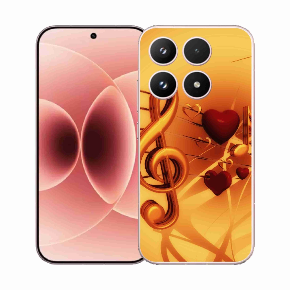 Gelový kryt mmCase na Xiaomi 17 - noty