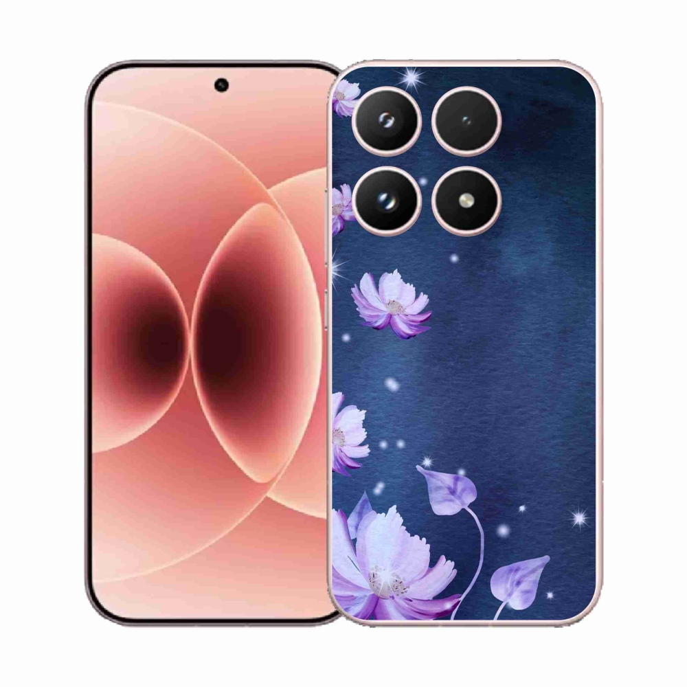 Gelový kryt mmCase na Xiaomi 17 - padající květy