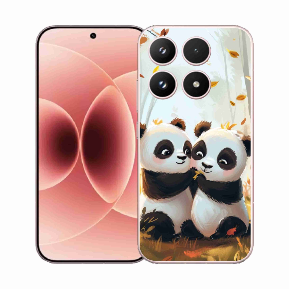 Gelový kryt mmCase na Xiaomi 17 - pandy