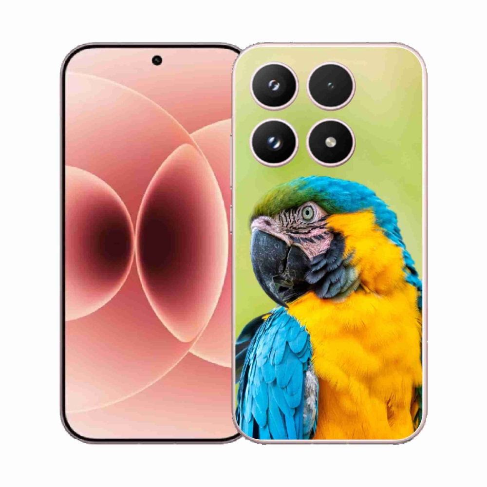 Gelový kryt mmCase na Xiaomi 17 - papoušek ara 2