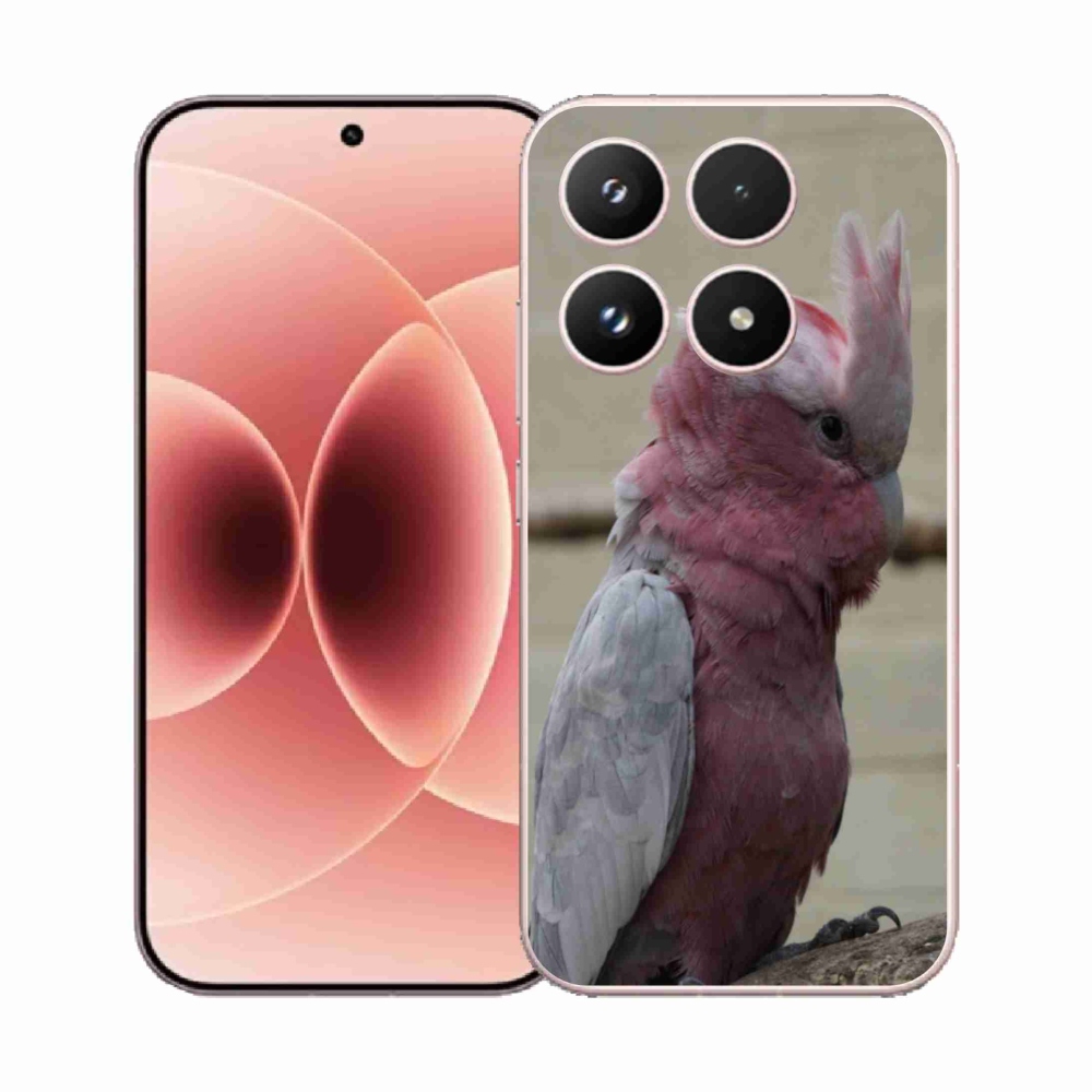 Gelový kryt mmCase na Xiaomi 17 - papoušek kakadu růžový