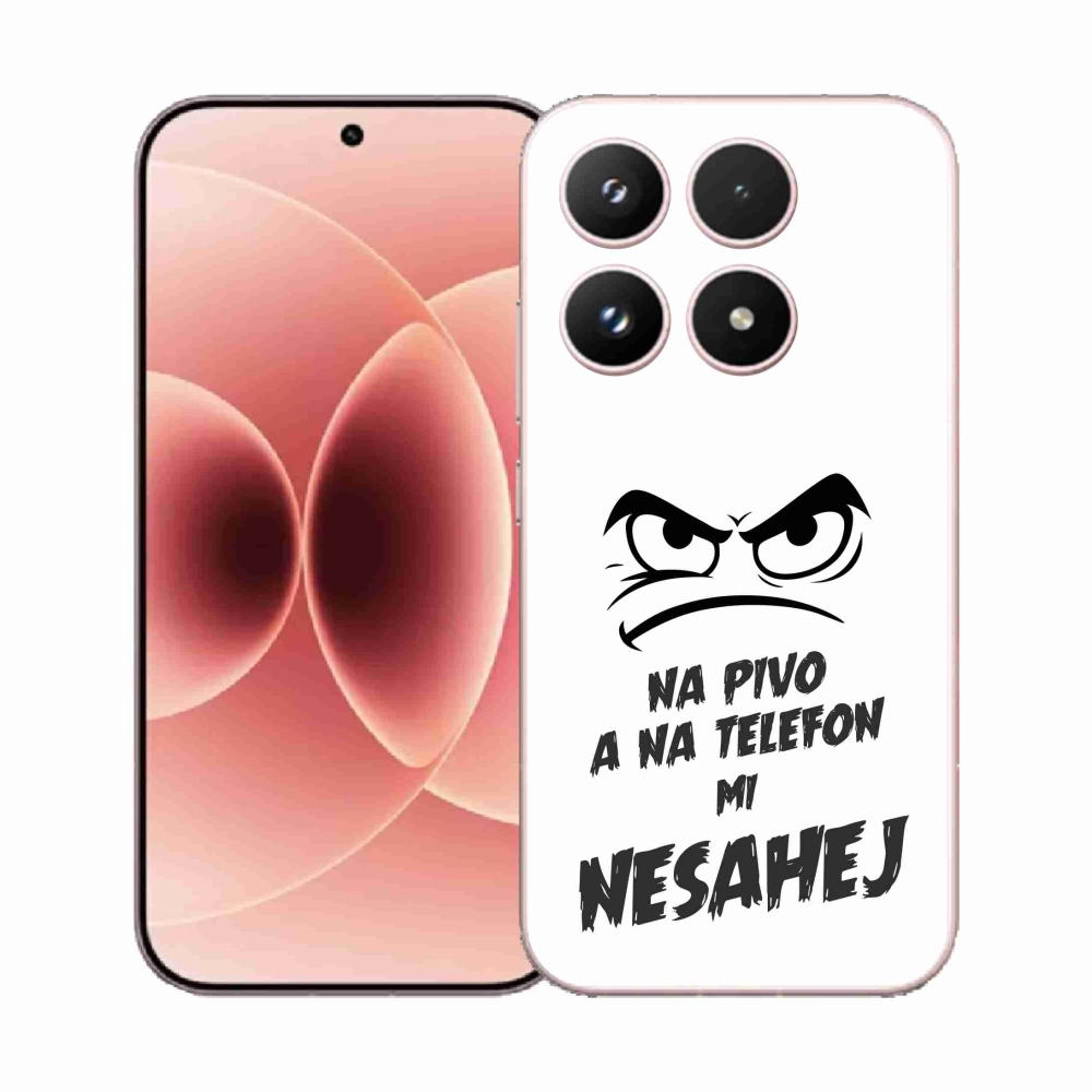 Gelový kryt mmCase na Xiaomi 17 - pivní motiv 2 bílé pozadí