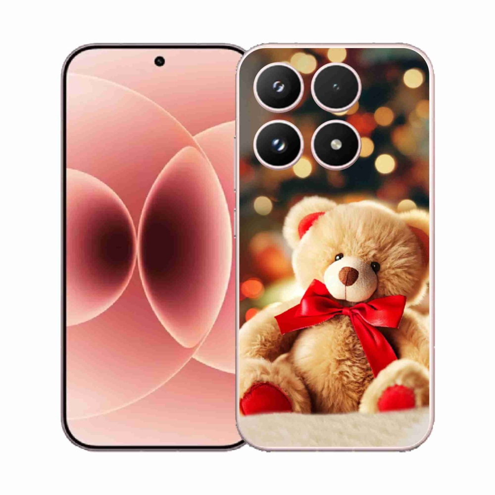Gelový kryt mmCase na Xiaomi 17 - plyšový medvídek