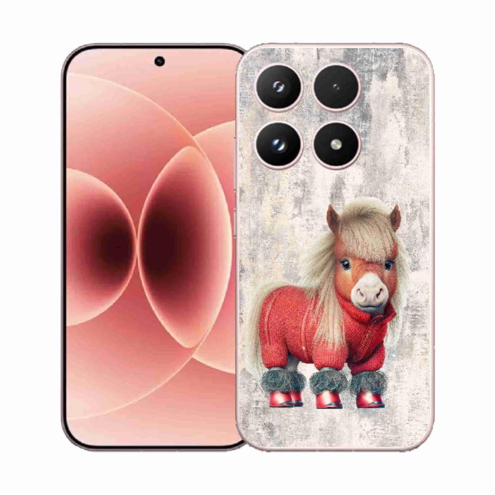 Gelový kryt mmCase na Xiaomi 17 - poník ve svetru