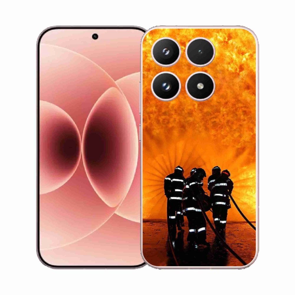 Gelový kryt mmCase na Xiaomi 17 - požár