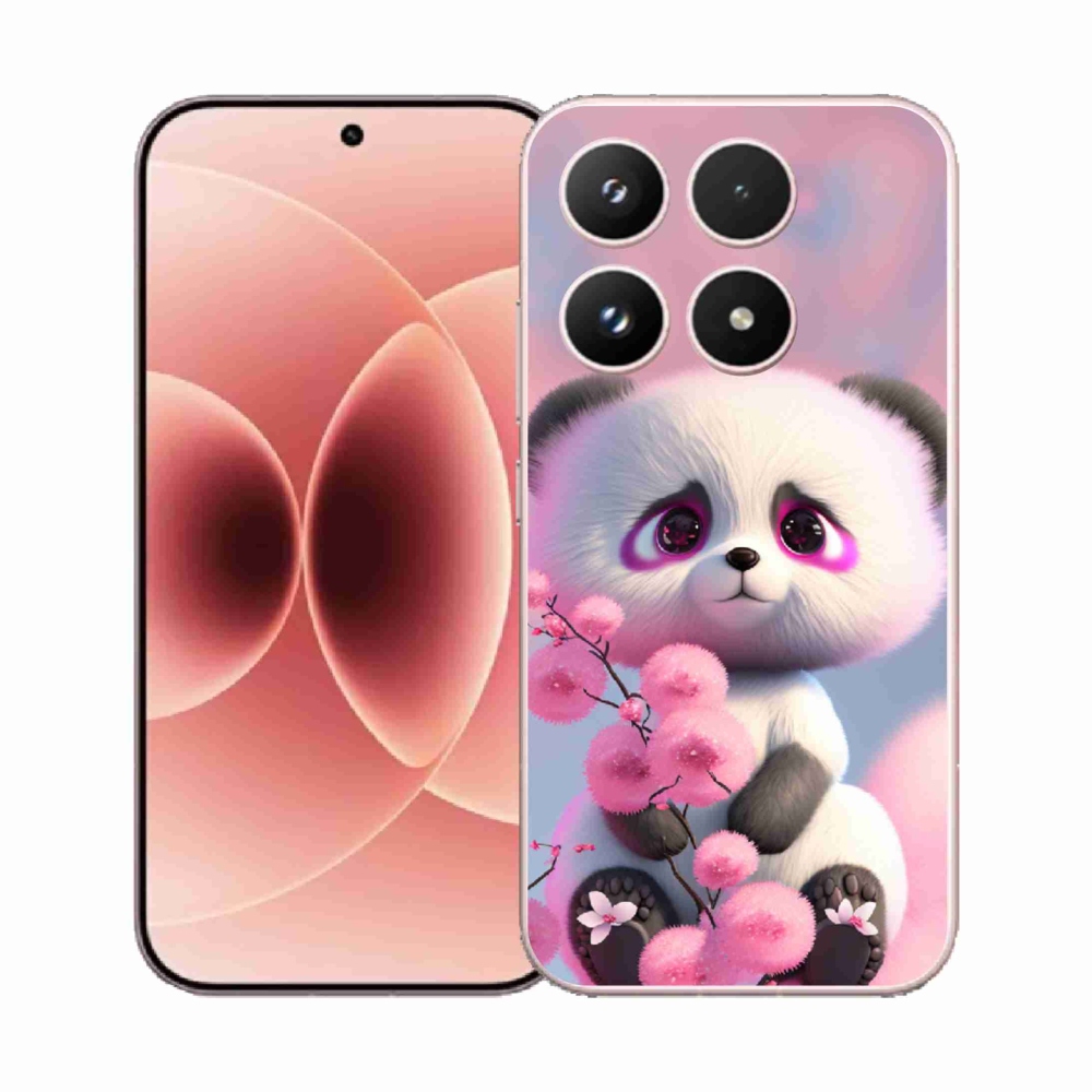 Gelový kryt mmCase na Xiaomi 17 - roztomilá panda 1