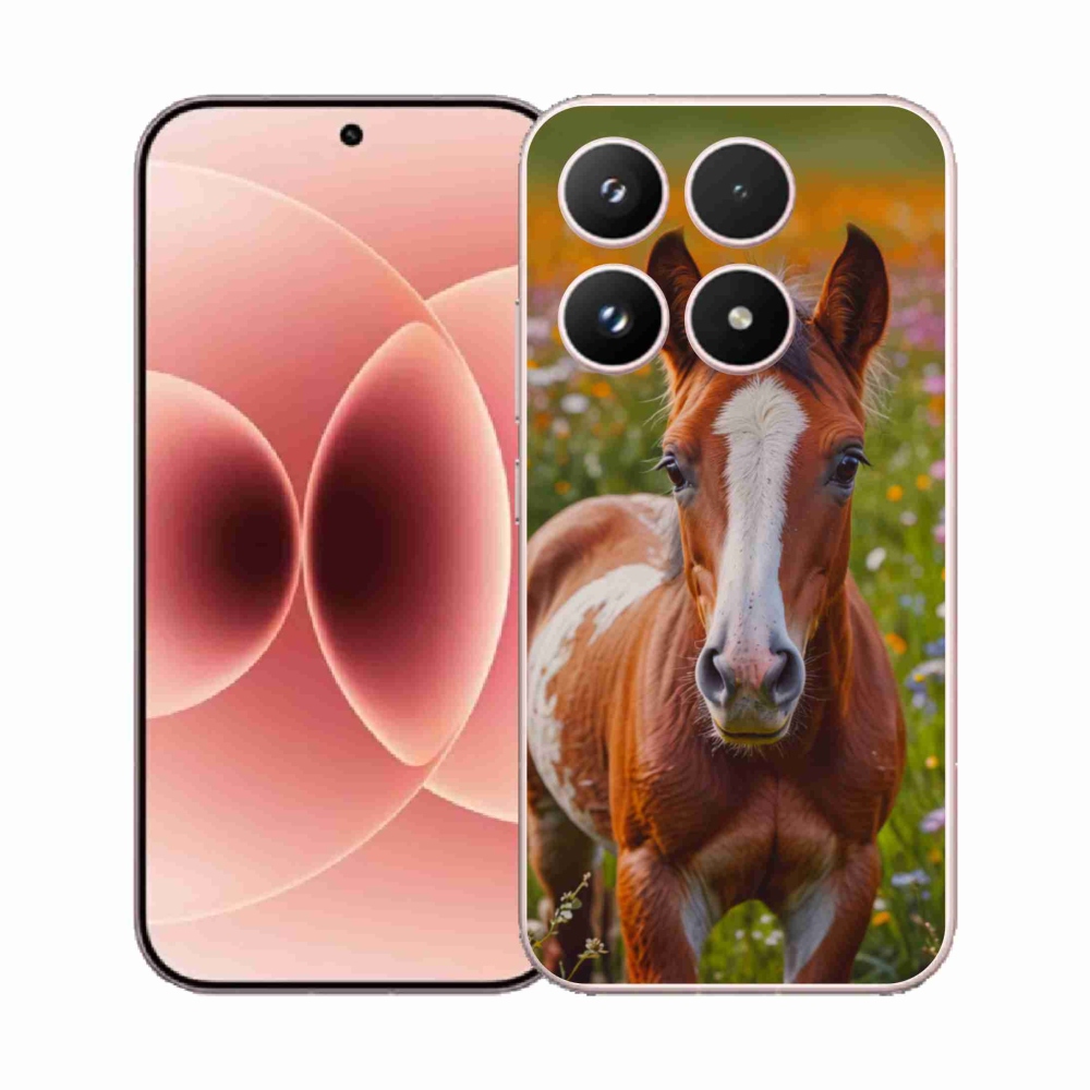 Gelový kryt mmCase na Xiaomi 17 - roztomilé hříbě