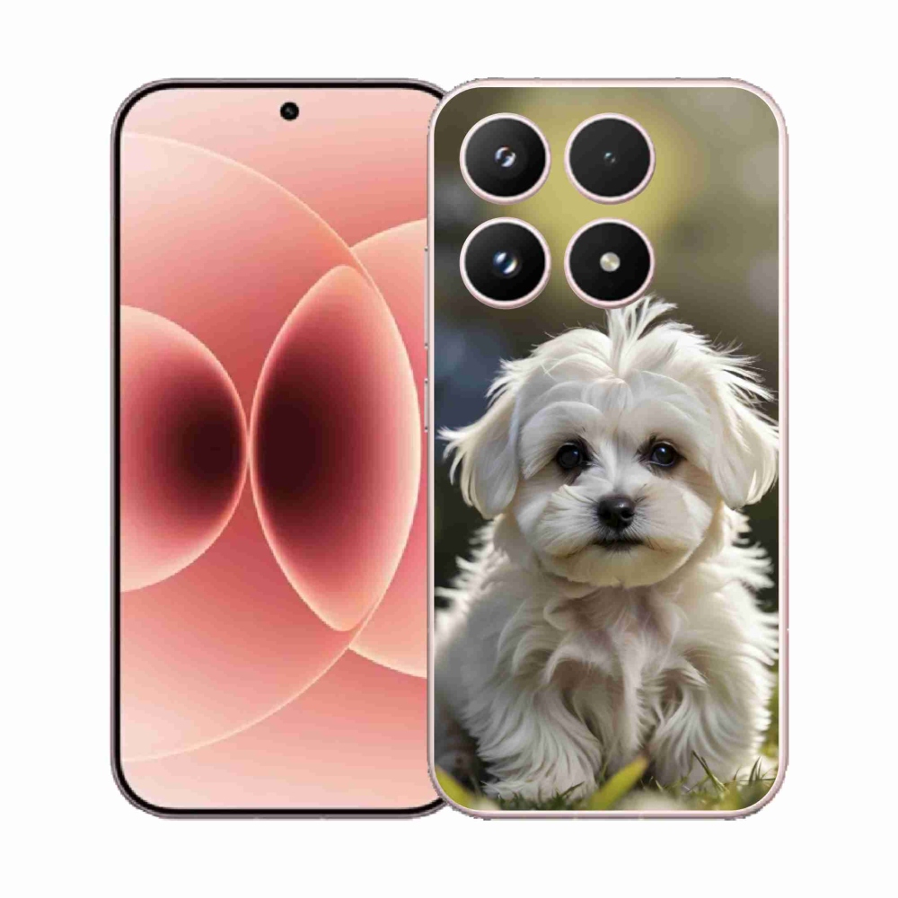 Gelový kryt mmCase na Xiaomi 17 - roztomilý maltézský psík