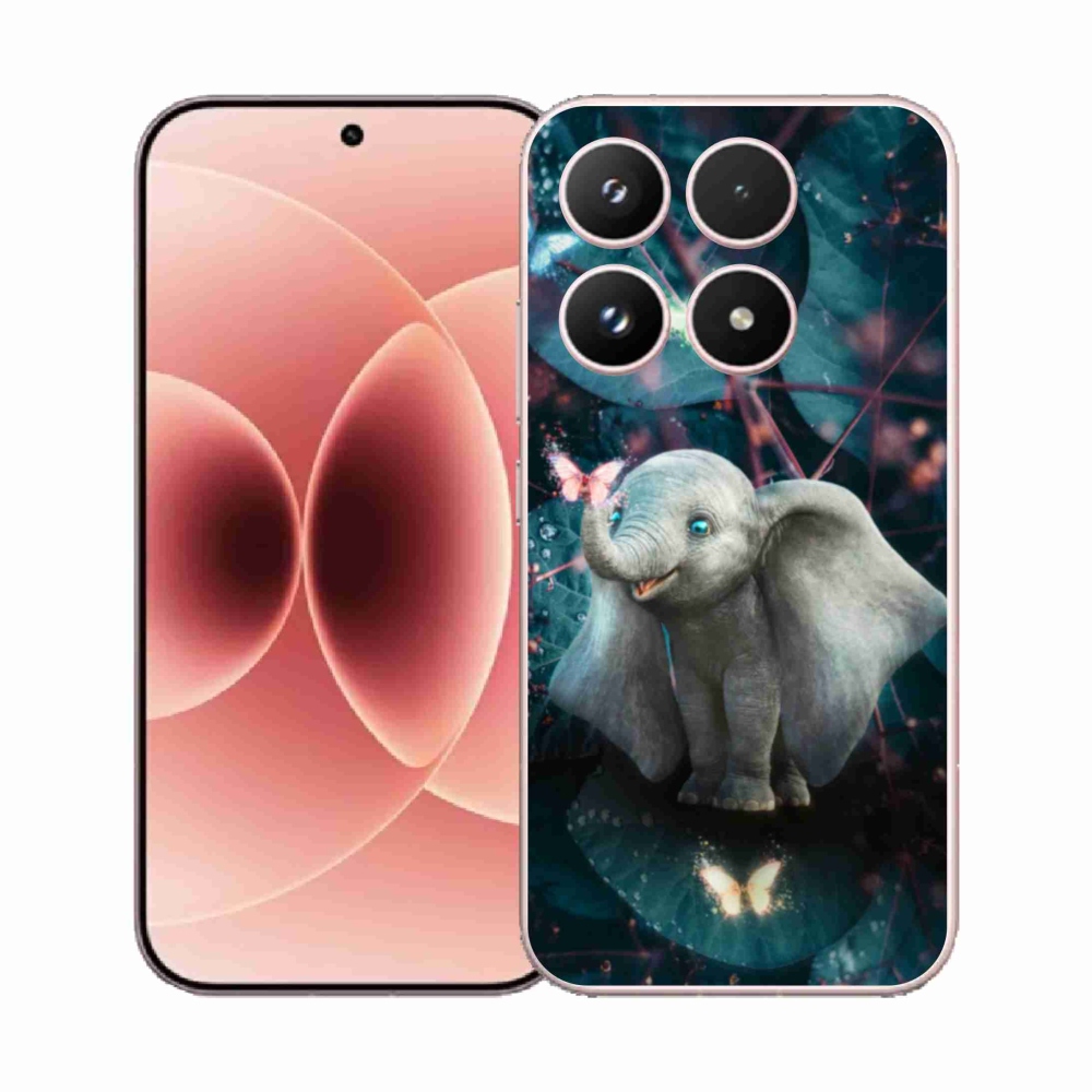 Gelový kryt mmCase na Xiaomi 17 - roztomilý slon