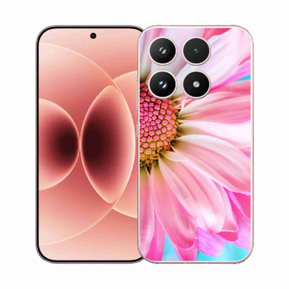 Gelový kryt mmCase na Xiaomi 17 - růžová květina