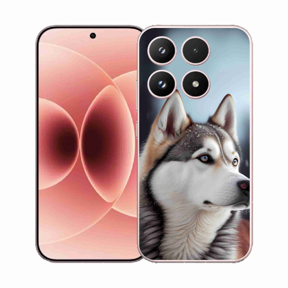 Gelový kryt mmCase na Xiaomi 17 - sibiřský husky