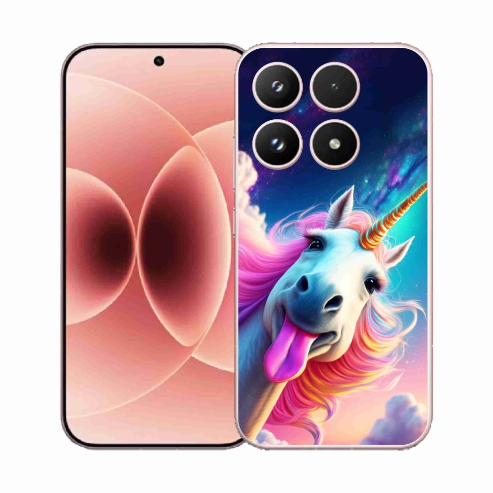Gelový kryt mmCase na Xiaomi 17 - šílený jednorožec