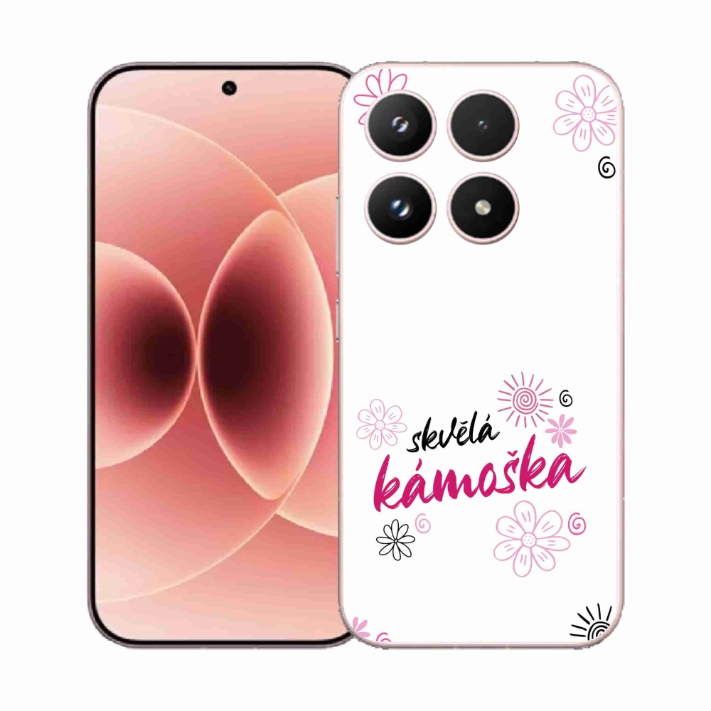 Gelový kryt mmCase na Xiaomi 17 - skvělá kámoška bílé pozadí