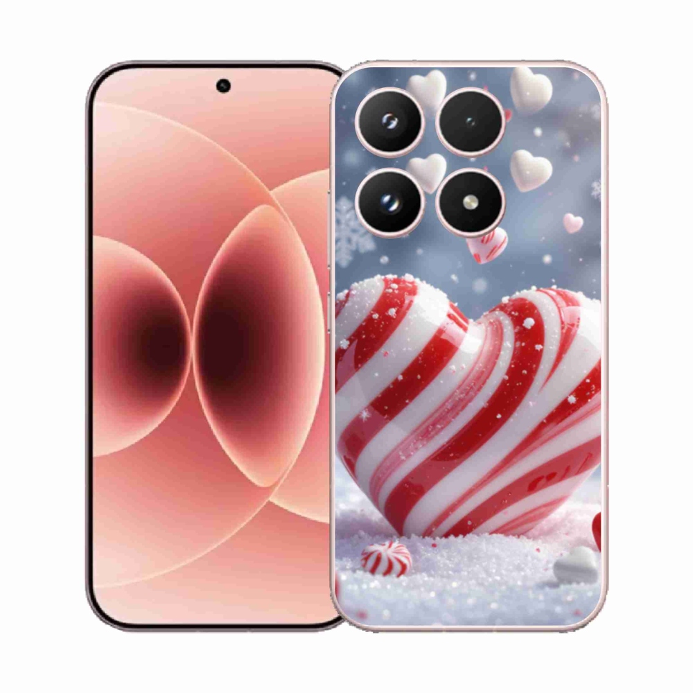 Gelový kryt mmCase na Xiaomi 17 - sladké srdce