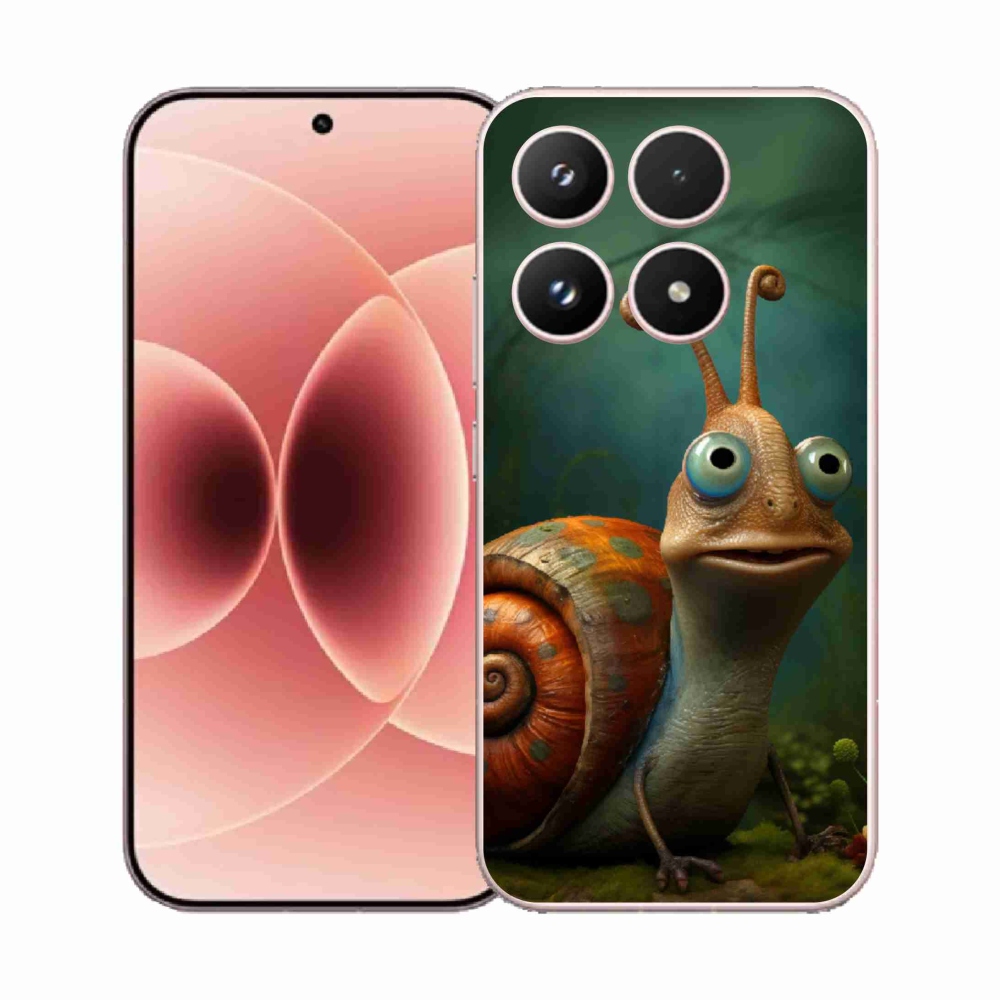 Gelový kryt mmCase na Xiaomi 17 - šnek