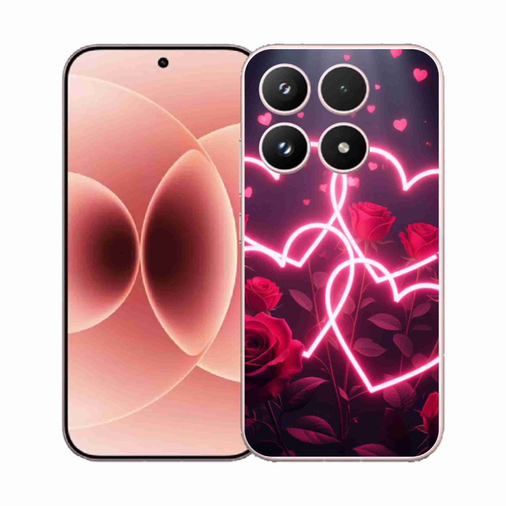 Gelový kryt mmCase na Xiaomi 17 - srdce lásky