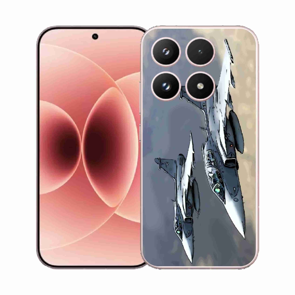 Gelový kryt mmCase na Xiaomi 17 - stíhačky