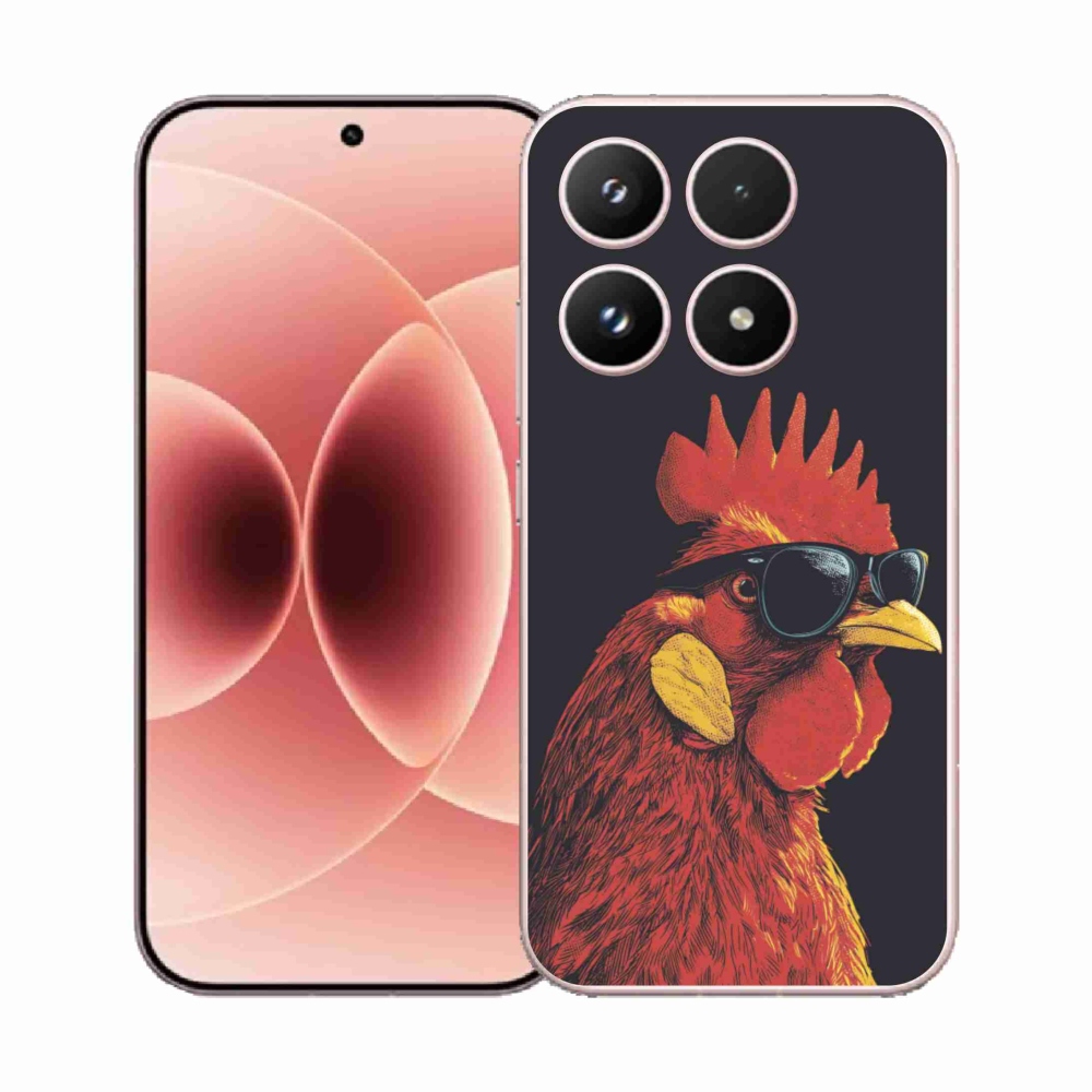 Gelový kryt mmCase na Xiaomi 17 - stylový kohout