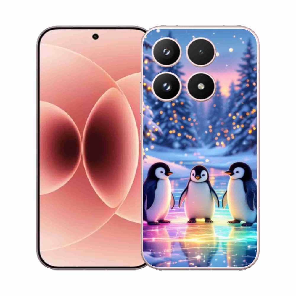 Gelový kryt mmCase na Xiaomi 17 - tučnáci