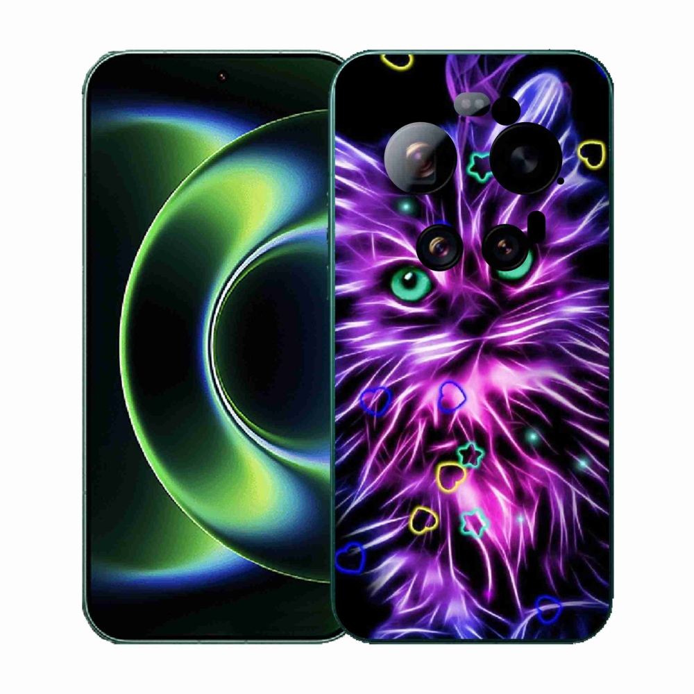 Gelový kryt mmCase na Xiaomi 17 Ultra - abstraktní kočka