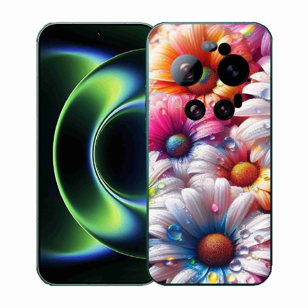 Gelový kryt mmCase na Xiaomi 17 Ultra - barevné kopretiny