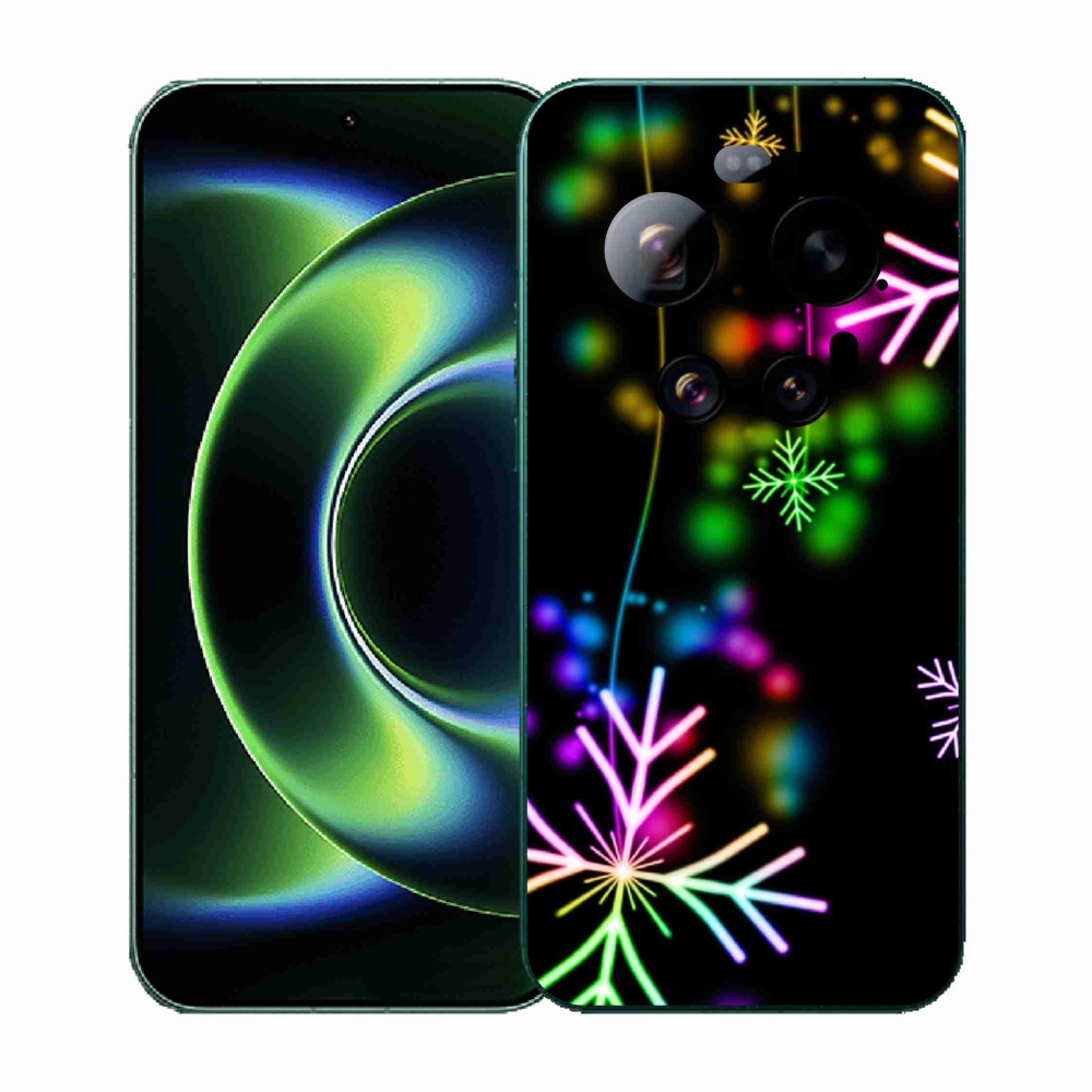 Gelový kryt mmCase na Xiaomi 17 Ultra - barevné vločky