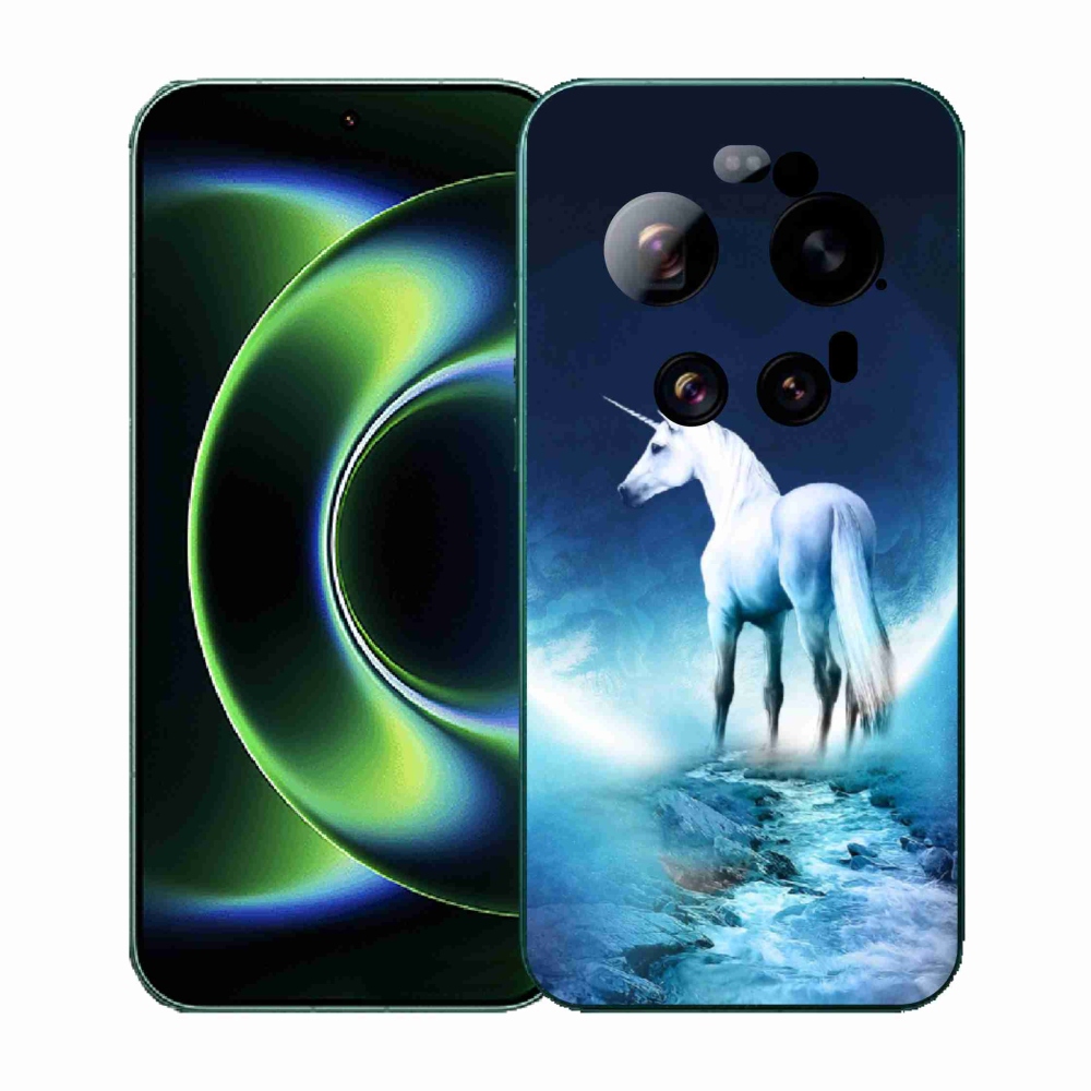 Gelový kryt mmCase na Xiaomi 17 Ultra - bílý jednorožec